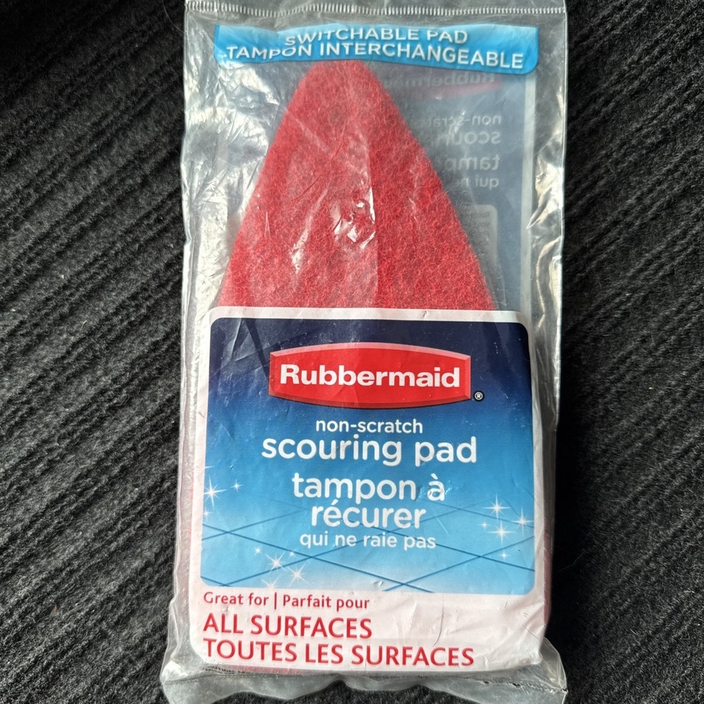 Rubbermaid Switchable Reveal Non-scratch Scouring Pad Scrubber All Purpose New